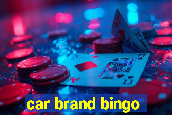 car brand bingo